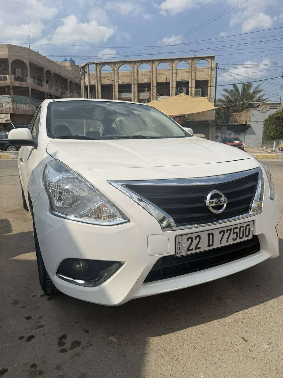 سلام عليكم 
نيسان سني هندي بليته زركه رقم شمالي بسمي 
موديل 2022 اربيل 
داخل بيجي 
شاشه 
كامره دواره 
جام امامي كهرباء 
خلفي جوبي 
تبريد ثلج ❄️ 
تخم تايرات 
صدر نضيف
مكينه بلاديه نضيفه
كير بلادي نضيف

بيه جاملغ و بنيد تبديل و صبغ جاملغ خلفي و بارد باب خلف السائق 

السعر 95 ورقه وبيه مجال ***********
