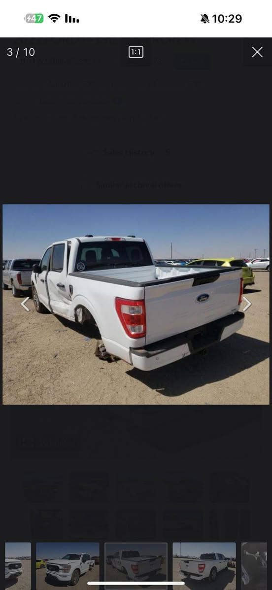 السلام عليكم ورحمة الله وبركاته 
من رخصة الأدمن المحترم 
فورد اف 150 موديل 2021
Ford F-150
رقم بغداد بأسمي 
6 سلندر 3.5L دبل توربو 
فور ويل 4×4
ماشيه 35 الف ميل 
باب طويل بدي قصير المرغوب 
لايت زينون 
شاشة وكاميرا خلفي 
حساسات خلفيه 
رادارات جانبية 
حادثها باب خلف السائق وشويه بالهلال الخلفي فقط 
مثل ما موضحه بالصور وباقي بدي السيارة
 كله كفاله عامه من كلشي على وضع الشركة وجديده جدآ كل نقص ما بيه 
معروضه 228 وبيه مجال بسيط 
مكان السيارة بغداد شارع فلسطين 
رقم الهاتف ***********
