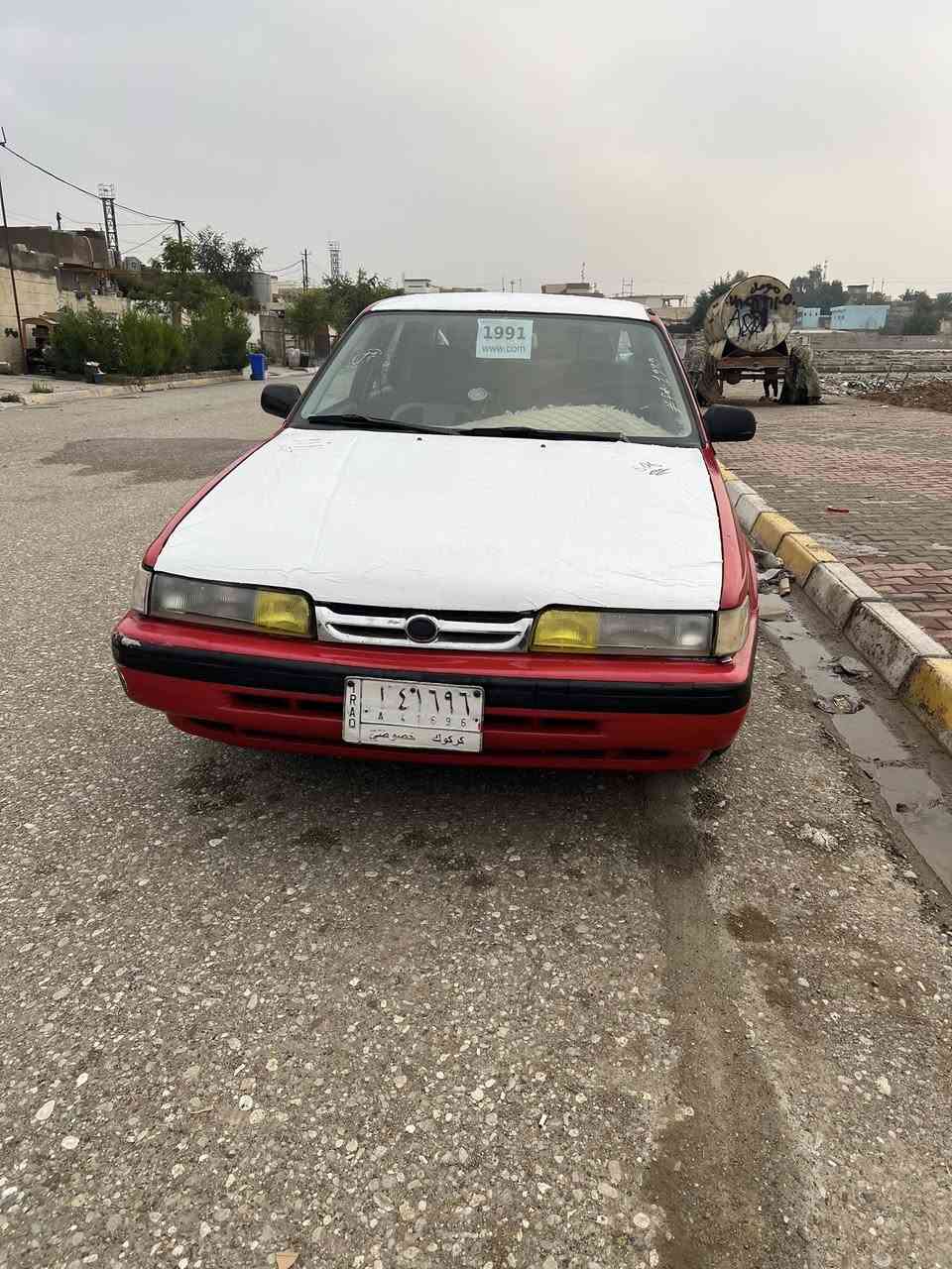 سلام عليكم مازدا لبيع او مروس رقم كركوك موديل 1989 شرط تحويل و غرامات طخم اطارات مكان كركوك صبغ لجماليه سنويه منتهي مكان كركوك للستفسار رقم ***********
