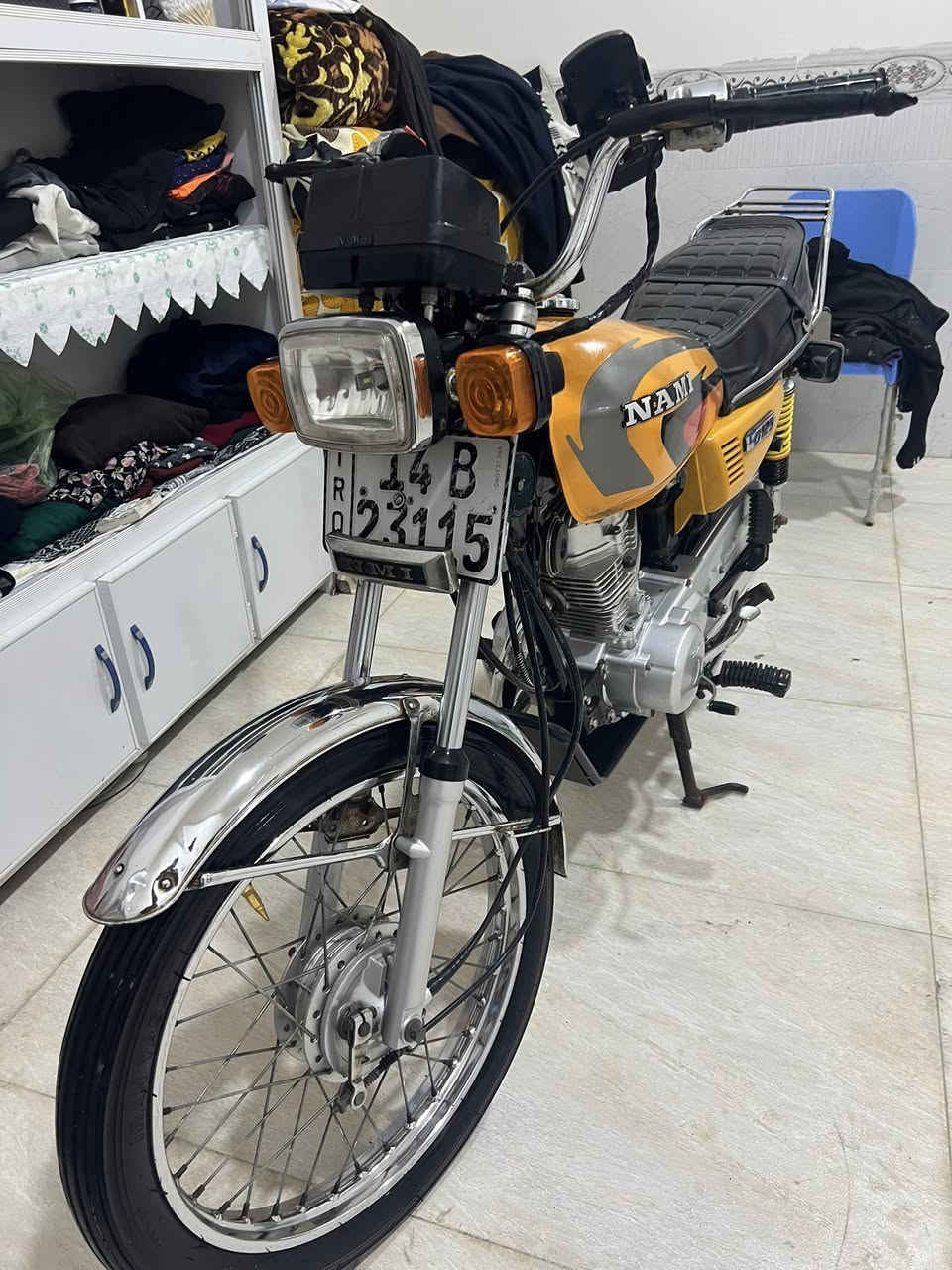 سلام عليكم نامه شلامجه  2021 اصل رقم وسنويه 2030 دراجه جديده احله من تصوير كله بلاد عله وضع شركه يعني مو مثل بقيه معمرات تجاري لون اصفر   سعر 1.750 مكاني بصره شط عرب الجزيره ***********
