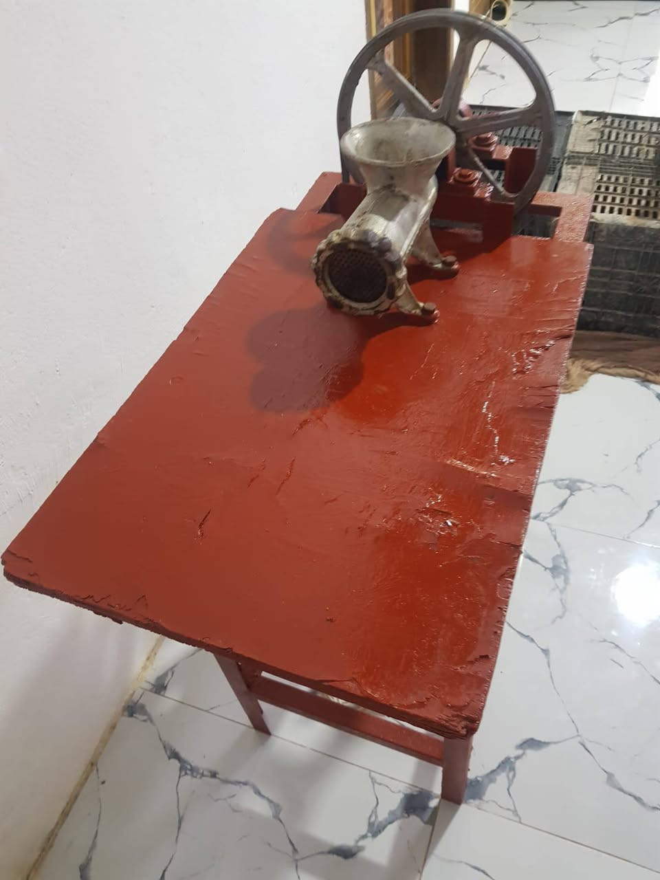 السلام عليكم ورحمه الله وبركاته مثرامه للبيع بحاله جيده
السعر المطلوب ١٦٠  الف
للاستفسار الاتصال على الرقم 
***********
البصره ابوالخصيب
