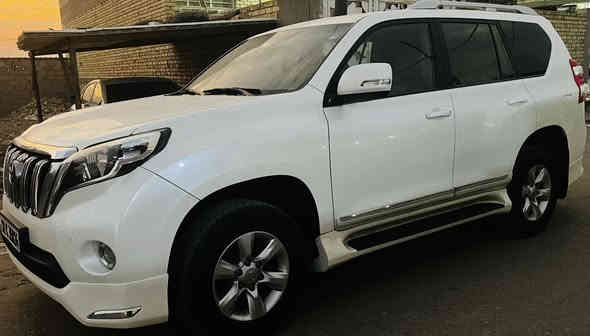 برادو 2013 خليجي 
رقم اربيل الجديدلون ابيض مكفولة من الصبغ والتبديل والحالوب والبارد والشخوط نهائياً 
موصفات TXL فتحة بصمة 6سلندر هوك ثلاجة حساس خلفي فور ويل لايت زنون دبل تانكي وباقي المواصفات 
المعروفة ماشية 140 الف
السيارة جديدة جداً استخدام نضيف كير محرك ميكانيك كهربائيات كله جديد 
السونار مرفق بالصور
السعر ( 300) وبيها مجال 
للاستفسار ***********
