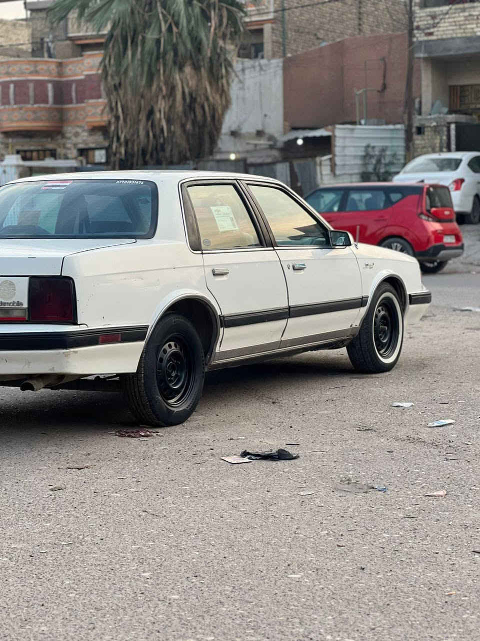 سلام عليكم سياره اولدز موديل(1990) رقم نكليزي بغداد باسمي سياره قطره صبغ مابيه مكينه وكير وصدر جدد كهربائيات كله شغاله السعر$(30) الهاتف(*********** ) مكاني بغداد مدينه الصدر
