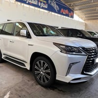 🇯🇵 LEXUS  LX570 🇯🇵 لكزس سبورت 570  اللون : ابيض  الموديل : 2021 العداد...