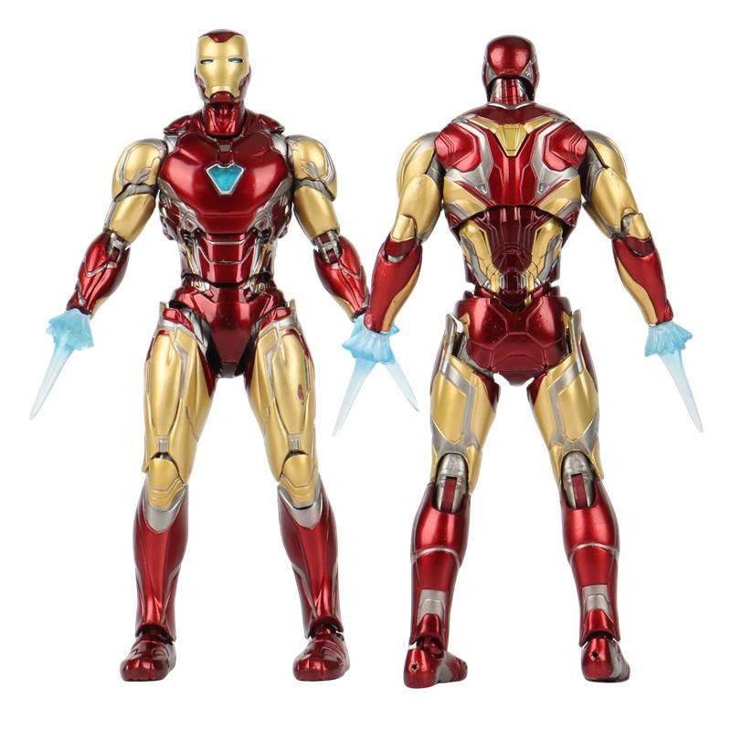 مجسم شخصية S.H.Figuarts Iron Man Mark 85 من Bandai. 
يبلغ ارتفاع المجسم حوالي 15.5 سم.
مصنوع من أجزاء مصبوبة (die-cast) لوضعيات حركية قصوى.
يأتي مع يدين قابلتين للتبديل وأجزاء مؤثرات.
مستوحى من فيلم "Avengers: Endgame
واتساب ***********
لدينا توصيل لجميع المحافظات
