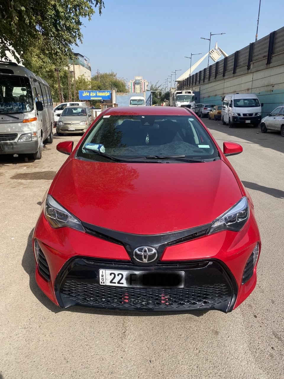 كورلا 2018 رقم اربيل سنويه وهزة وتحويل جاهزة
سيارة مصبوغه حزام شغل مرتب 
مكان سيارة بغداد 
سعر 110 وبيها مجال بسيط 
***********
