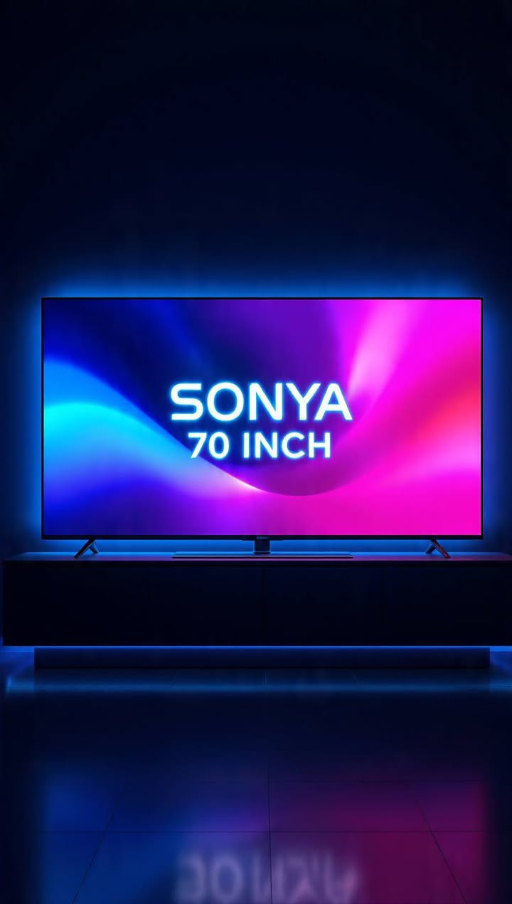 📺 SONYA - السينما صارت ببيتك 📺

شاشات عملاقة بدقة 4K حقيقية
متوفر 3 أحجام عشان كل صالة

🔥 SONYA 70 
🔥 SONYA 75 
🔥 SONYA 85 
📱 للحجز والاستفسار: *********** 
نقد وتقسيط مريح
