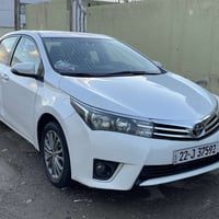 كورلا خليجي موديل 2014 صبغ نص الباب الوره السايق كلير بدون دواخل  محرك...