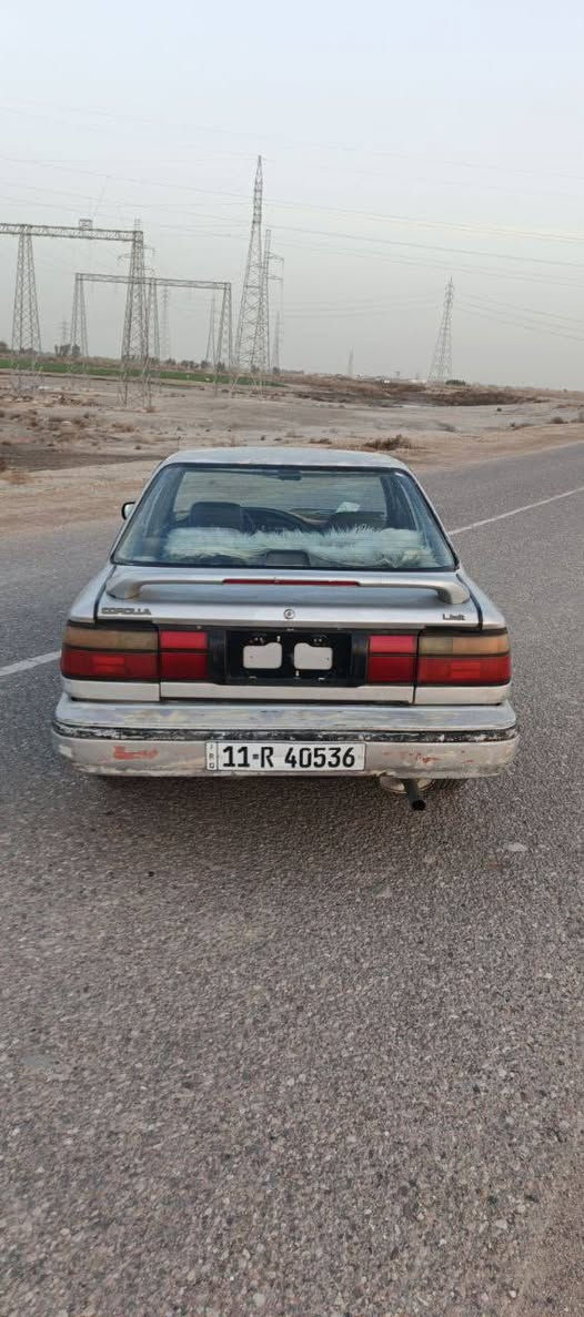 سلام عليكم كورلا موديل 91السياره حلوه وناعمه كلشي  شغال بيه تبريد شغال كهربائيات شغاله السياره نعمه من الله 
مكان السياره بصره قضاء المدينة والسعر المطلوب 40 وقابل للتفاوض ***********
وتحويل ثاني يوم
