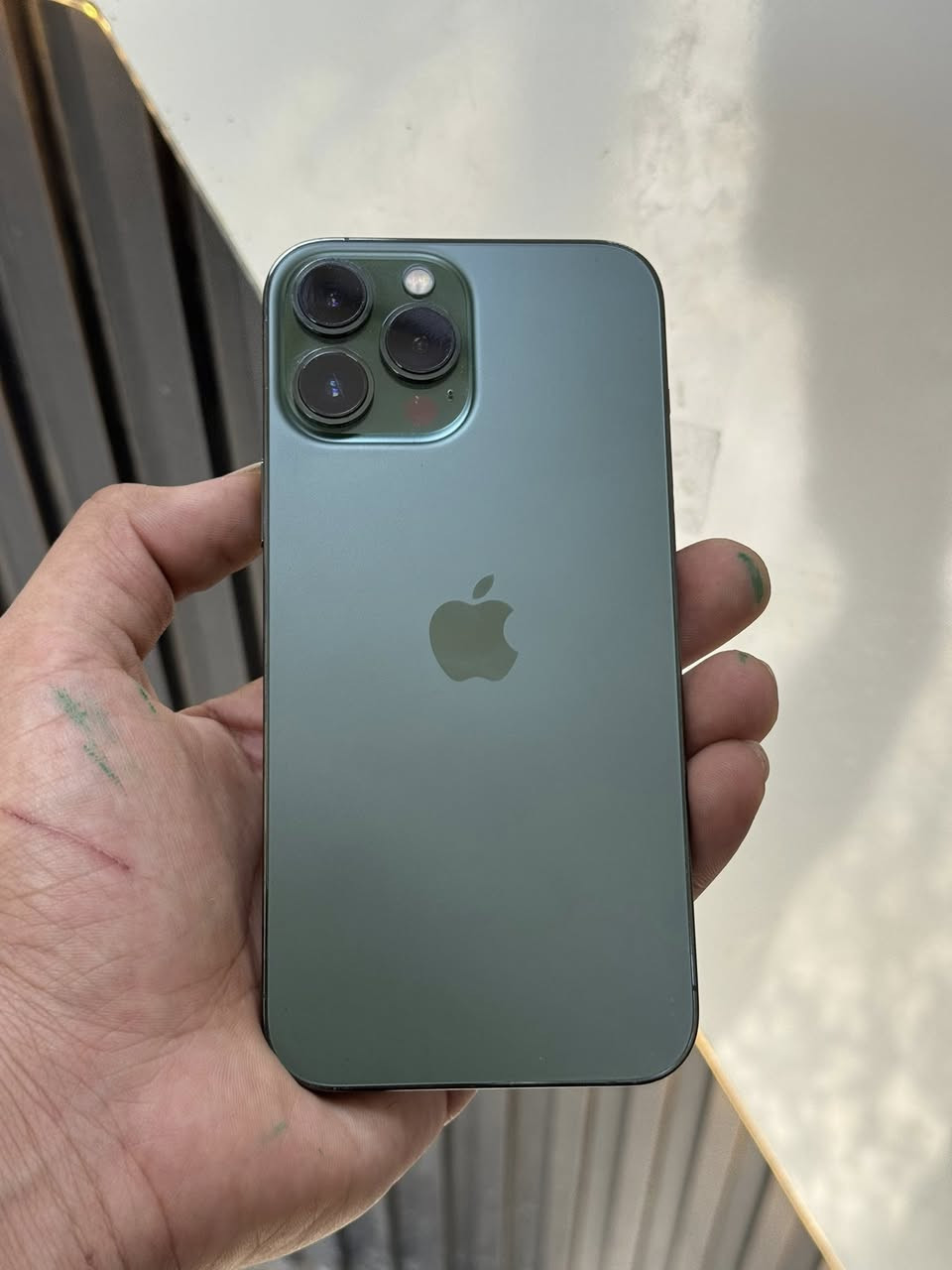 سلام عليكم ، 13 بروماكس للبيع لون زيتوني 🫒
ذاكرة ٢٥٦ ، بطارية ٨٤ 
الجهاز وتربروف 🚨
ممفتوح ولامبدل شي
السعر بـ٦٦٠ وبيه مجال بسيط
📍 بغداد الزعفرانية ***********
