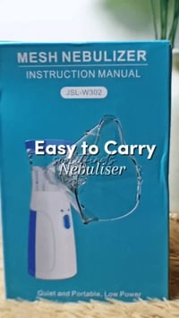 جهاز تنفس بخاري متنقل  يفيد لحالات الربو، خفيف وسهل الاستخدام  سعره 15...