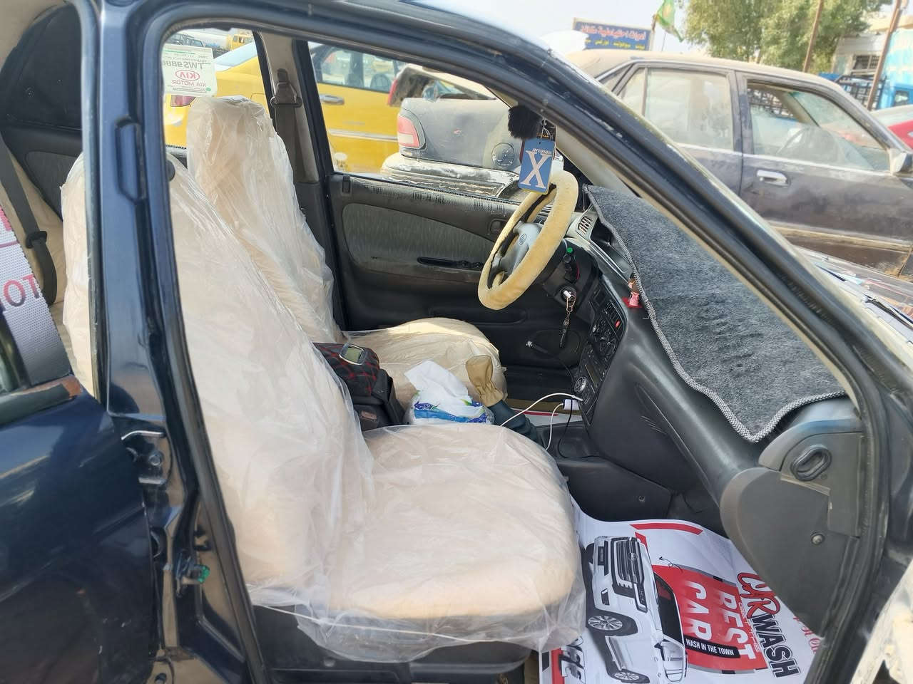 سلام عليكم سيفيه موديل ٩٦ رقم بغداد انكليزي تحويل ثاني يوم السياره خير من الله بدون ضربه داخلها جديد تخم تاير جديد السياره بيه  تلحيضات مثل ما موضح بل صوره   تبريد شغال ناقصه دكمه فقط سعر 37 وبيه مجال
رقم الهاتف *********** اتصال وبيك خير ودلل
