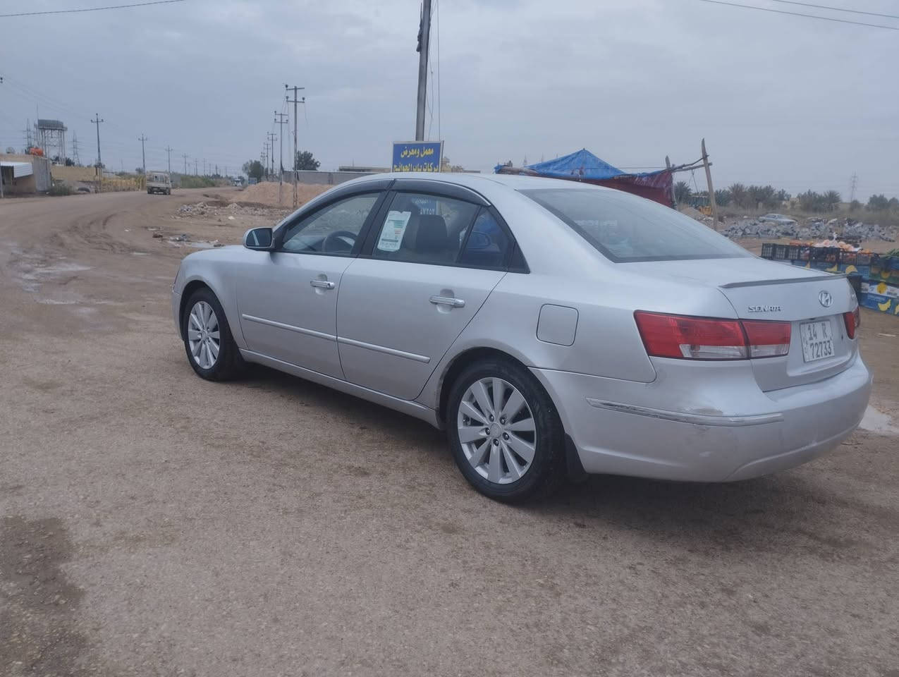 سوناتا مقدس 2012
.مكينه وكير وحداديه وتبريد كهربائيات كله جاهزه وبشرط.
  رقم دولي بصره وسنويه ل 2030 
مصبوغه عام اثر جراد. مكان شطره . سعر 92.
*********** 
***********
