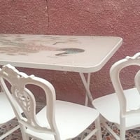 طاولة طعام مع 3 كراسي 50 وبي مجال 07723908957واتساب