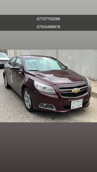 شوفرليت ماليبو 2015وارد خليجي مكفوله من الحادث شرط صبغتها حزام لان الص...