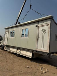 كرفانات جديدة قياس3×6سعر مليون و850 باب وشباك تركي نصنع جميع القياسات ...