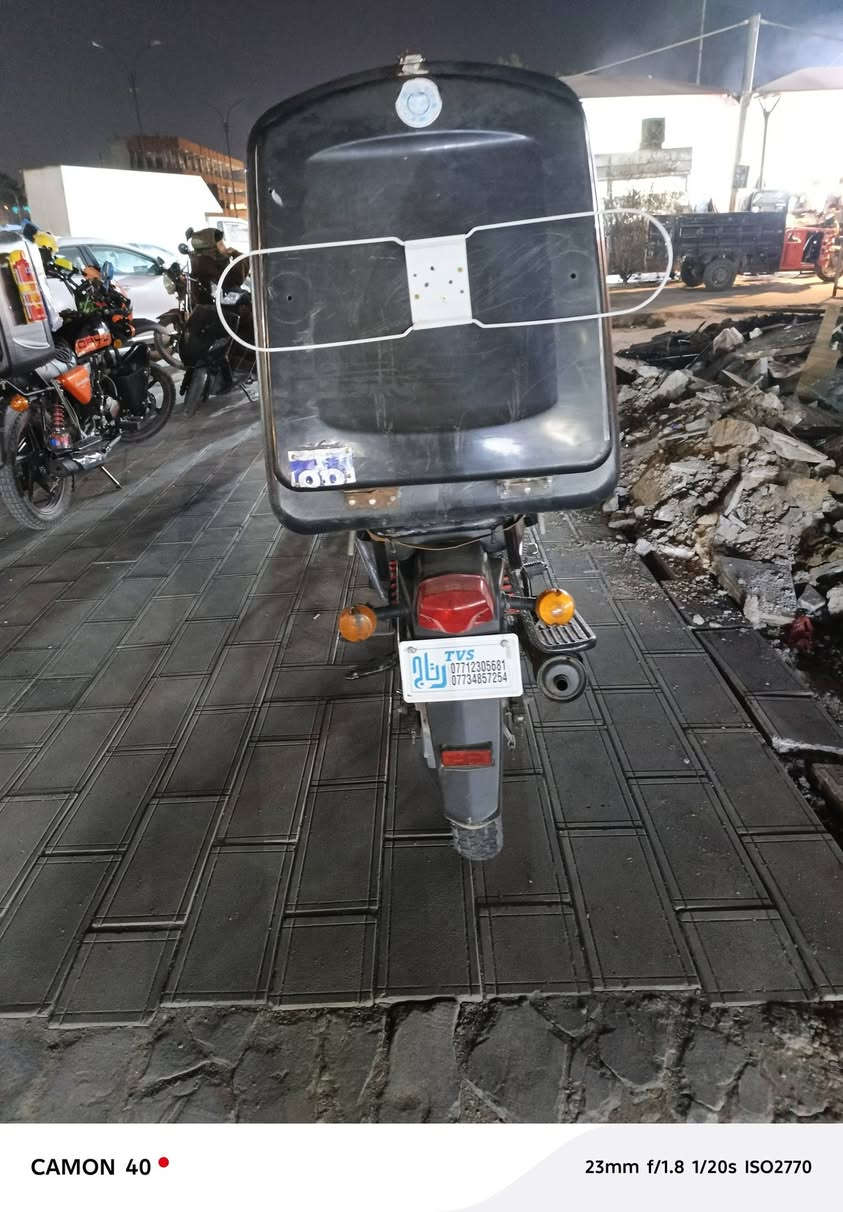 السلام عليكم
تي في اس موديل ٢٣
مرقم بغداد تحويل ثاني يوم دراجه موديل ٢٣
دراجه نضيفه بمعنه كلمه 
***********
