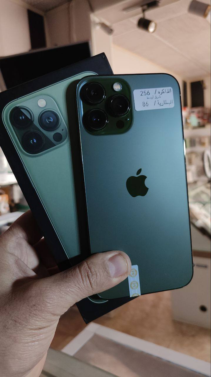 ايفون 13 برو ماكس 
شرق اوسط
ذاكره 256
بطارية 86
اللون زيتوني
غير مفتوح وتر بروف
كارتون ايمي مطابق
نظافه 95℅
متوفر بيع نقط فقط
او ماستر الموظفين لمصرف الرافدين بتقسيط 10 اشهر
للاستفسار اكثر الاتصال على الرقم
*********** واتساب
او الانضمام الى صفحة التلكرام
https://t.me/zaidPhone86
للاطلاع على كل جديد معروض
