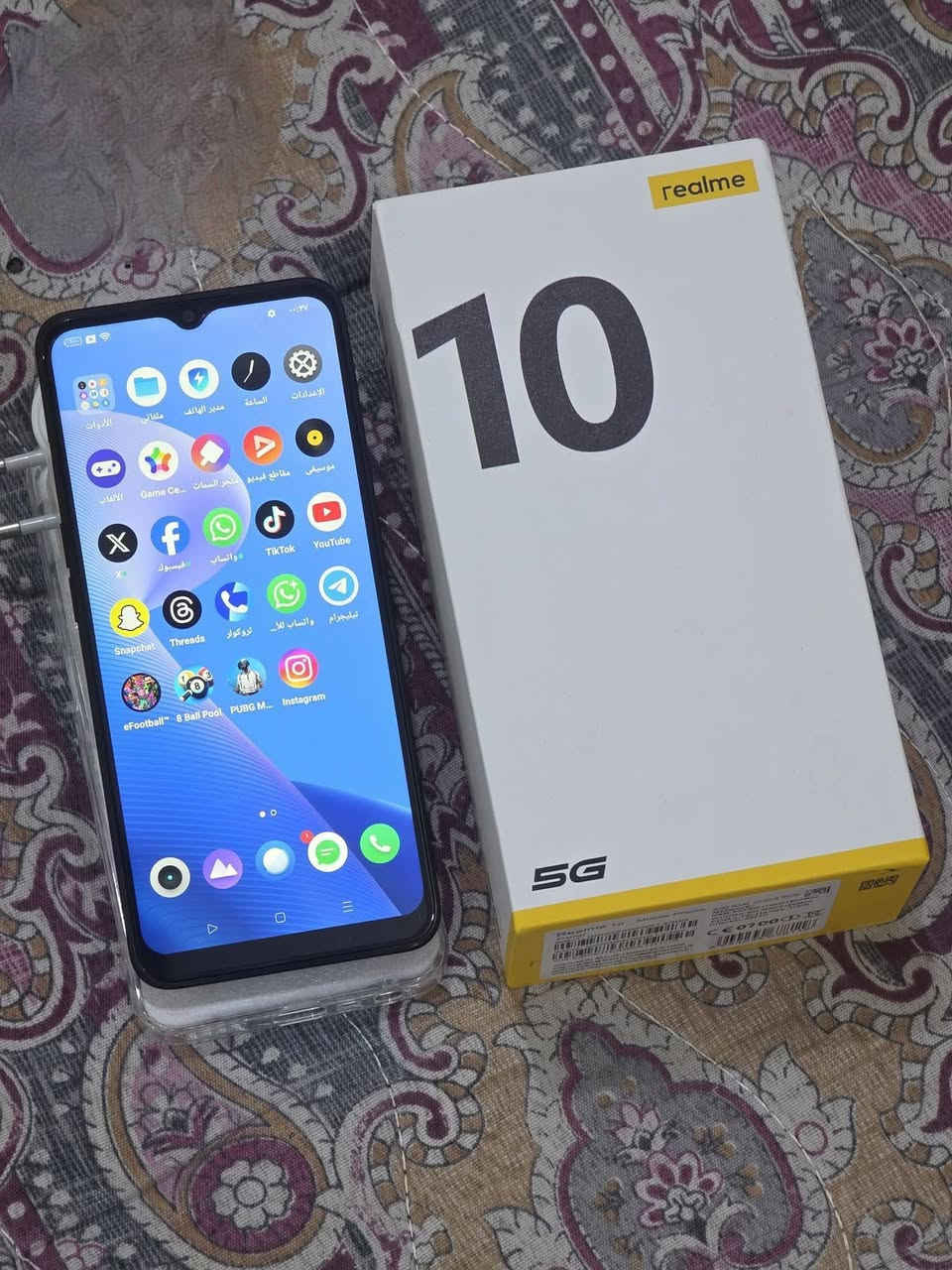 جهاز ريلمي 10 5g
رام 8 وذاكرة 256
معالج ميديا تك دايمنستي 700
نظام اندرويد 12
مع كفر وشاحنة والكارتون
الجهاز نظيف جدا بدون اي شخط
 للبيع أو للمراوس حسب القناعة


**إذا كنت صاحب هذا الإعلان وتريد حذفه لأي سبب، رجاءا أرسل رسالة إلى الدعم الفني**