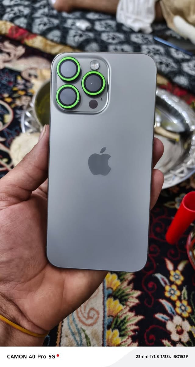 آيفون 15برو ماكس ٢٥٦بطاريه 90 ماستر AAA مبدل شاشه نوعيه كلش زينه كارتون موجوده مستعجل ب ٧٥٠وبي مجال اتصل ***********
