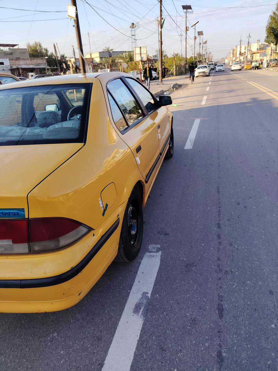 سمند ٢٠١٢كير مكينه مكفولات لاضربه ولاصبغ السياره تخم تاير هيئه غرامات مصفره السياره سنويه جديده شررط التحويل السعر ٣٦ العنوان بغداد حي العامل ***********
