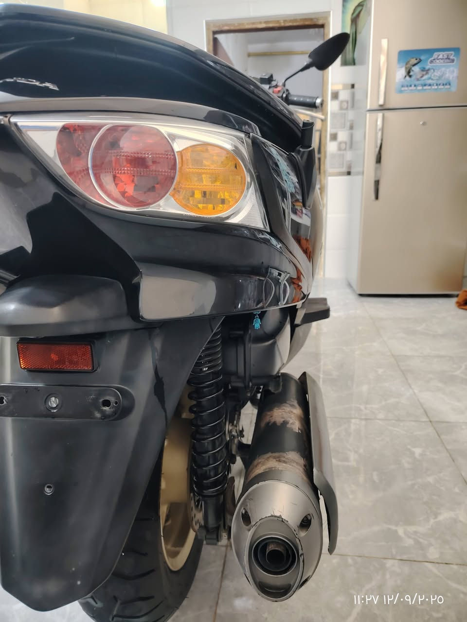 السلام عليكم
دراجه صفر عشره 0/10 اس سفن فول مواصفات رمبه مكفوله كفاله 7نمر4تحويلات مسجل بلادي  تدفئه يدات كلوب جنطه تايرات جدد شلعه معدل فو  ومكاتبه المعرض موجوده السعر وبيهه 13مجال الشراي يتصل ***********
 مكاني بغدادالحسينيه الرجديه
