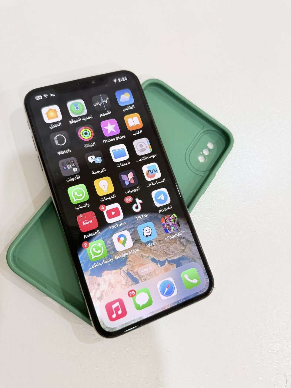 ايفون xMax ذاكرة 512
الجهاز نضيف زلغ مابي 

كاميرة خلفيه وفلاش واكفات 

بطارية 81‎%‎ بلاديه 

كلشي بي شغال عده الي ذكرتهن  الجهاز نضيف 

السعر 235 الف وبي مجال بسيط 

عنواني بغداد حي العدل 

***********
