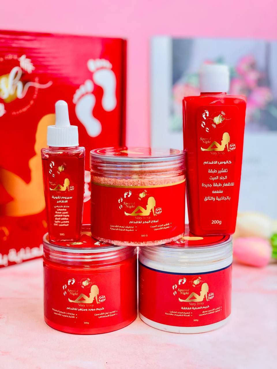 بكج القدم الفورمني الشهير ✨
بكج يتكون من 5 قطع :

♥️ املاح قدم تعقـم القدم وتزيل الجلد الميت 

♥️ كريم كعب الغزال توريد وترطيب وتنعيم الجلد 

♥️ سيروم  مقوي للأظافر  
♥️ التقليل من تكسرها وهشاشتها مما يكسبها الصلابة ومظهراً أكثر صحة وحيوية

♥️ كالوس قدم الاصلي يقشر
ويشيل الجلد الخشن الي بالكعب والقدم خلال دقائق

♥️ مرطب قدم 
كريم العناية بلقدم  يمنح القدم نعومة والترطيب 

السعر 15


**إذا كنت صاحب هذا الإعلان وتريد حذفه لأي سبب، رجاءا أرسل رسالة إلى الدعم الفني**