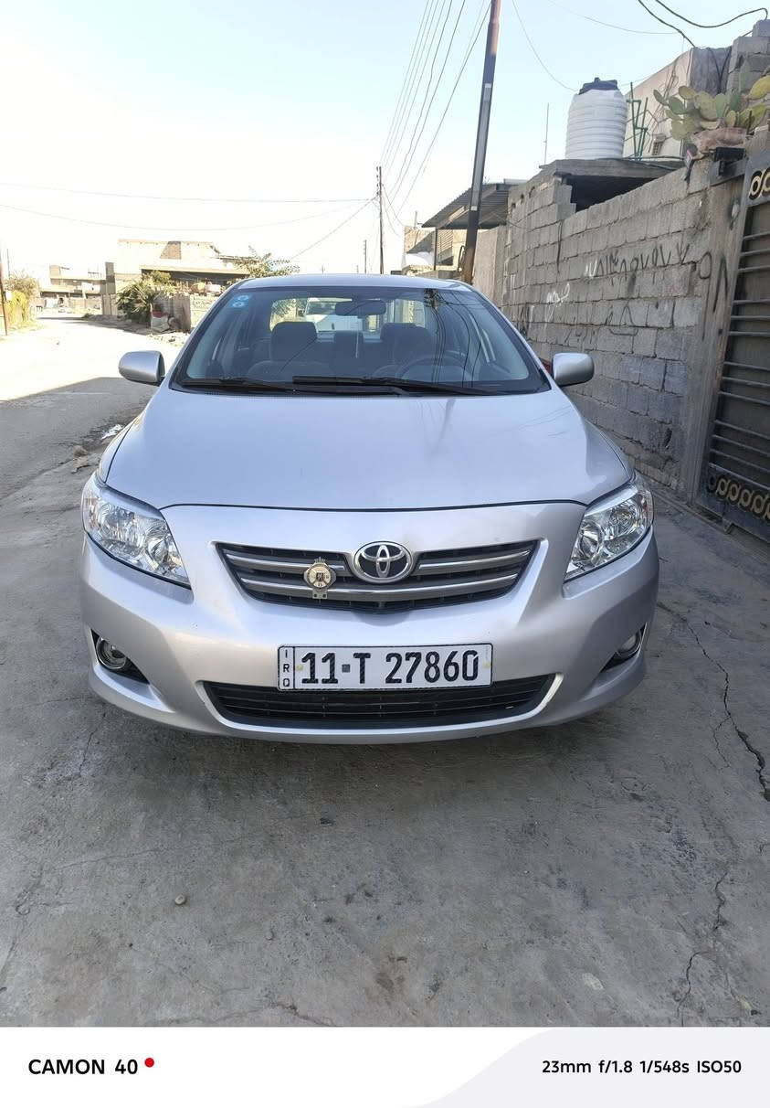 سلام عليكم كورلا موديل ٢٠٠٩ خليجي 
السياره جاهزه من كلشي 
كير مكينه تبريد صدر تخم تاير كله جديد
بيهه ٣قطع صبغ بدون دواخل 
السعر /103 وبيها مجال شي بسيط
عنوان بغداد الدوره
***********
