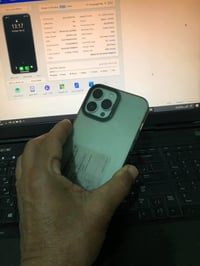 ايفون ١٣ برو ماكس ذاكرة ٥١٢ لون سلفر نضافه جدا عاليه أخ الجديد بطارية ...