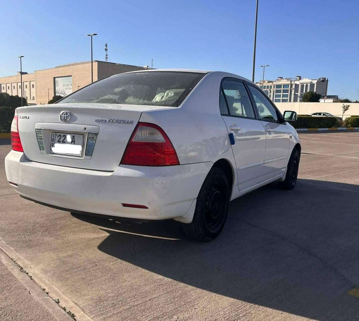 كورولا 2005 حلوة ونظيفة 
ماشي ١٨٦ الف 
نص جملغ صبغ 
خليجي داخل ابيض و فورمكا 
كير و محرك مكفول
مكان اريل
رقم اربيل

🟪 السعر  :: الطلب في التعليقات ويوصلك مباشرة ✍️ 📩

مكينة كير مكفولات بشرط
سياره حيل حلوة ونظيفة 
ماتحتاج مصرف جاهزة من كلشي

رقم صاحب سيارة
***********
