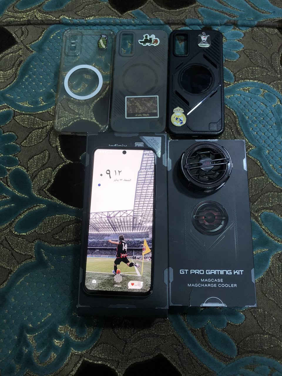 انفنكس GT30بروً گسر كرتونة ما صار شهرين منً ماخذة ١٢٠فريم بوببجي وباقي الالعاب مكفول من كلشي السعر 375وبي مجال بسيط للستفسار ***********
