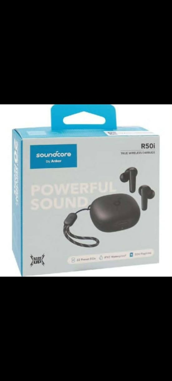 تحطيم السعار 🔥🔥🔥
ب 18  عرض لمدا يومين فقط ملصق عليها ضمان لمدا 12 شهر
يوجد توصيل لجميع مناطق العراق💐
سماعة رهيييبة 🔥🔥..

R50i .. 
سماعات اذن انكر ساوند كور R50i ترو اللاسلكية بمشغلات 10 ملم مع صوت جهوري كبير، بلوتوث 5.3، وقت تشغيل 30 ساعة، مقاومة للماء IPX5، 2 ميكروفون، 22 معادل صوت مضبوط مسبقا عبر التطبيق، ضمان 12 شهر يعرض الفيديو المنتج قيد الاستخدام.

#مركز_عثمان_الموبايلات

📍العنوان : كركوك - طوز خرماتو - سليمان بيك 
- توصيل لجميع مناطق العراق 
☎️المبيعات : ***********
