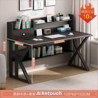 مكتب أنيق وعملي لشغلك المنزلي أو مكتبة صغيرة. يتوفر بأبعاد ١٢٠ سم للطو...