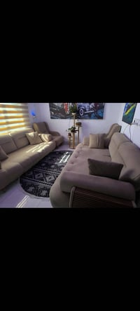 كنب تركي • قابل سرير • نظيف 99بالميه