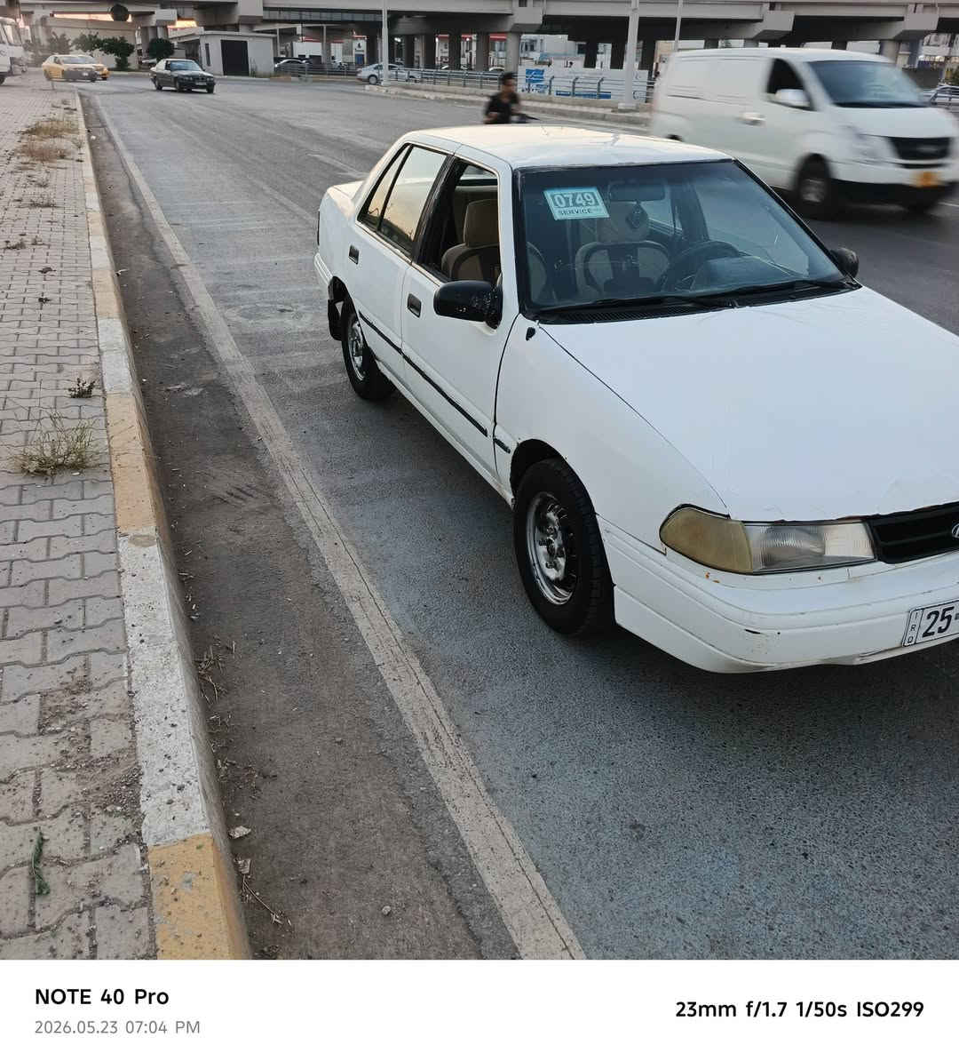 السلام عليكم سياره للبيع هونداي أكسله موديل 92 مشروع وطني سنويه لل31 كير و محرك شرط سياره يرادلها شويه مصرف صدر و گلج و عينه شرط الوكاله تحويل دفتر بانزين مقدمينه جديد السعر 20 وبيها مجال حگ الجيه العنوان كركوك وقساط ماابيع ولا مقدمه للاستفسار عبر الهاتف
***********
