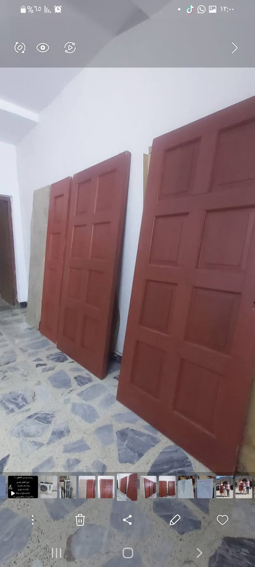 السلام عليكم
عندي باب جديد ما مستخدم مال مؤسسه اصلي طلاقه وربع مكاني بغداد ***********
