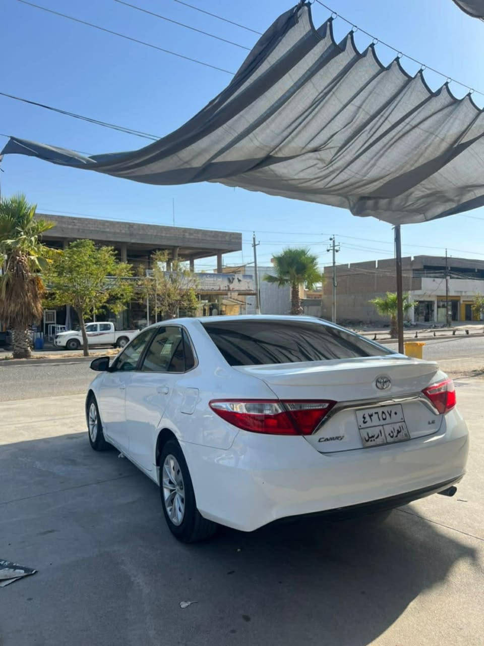 من رخصت الادمن المحترم
للبيع كامري امريكي 
موديل 2016 مواصفات LE
شاشه كامره وحساسات والخ
ماشي 177 الف كيلو 
صبغ جاملخ وباب صفحت السايق
بدون دواخل
 فقط ايرباك تكمه مرجع سستم 
ولباقي شرط من الدعاميه لدعاميه
سنويه منتهي 2023
عليها غرامات 230 الف 
تحويل وكاله بشرط 
سعرها 157 وبيها مجال 

تلفون ***********  مكالمه+ واتساب+ فايبر
