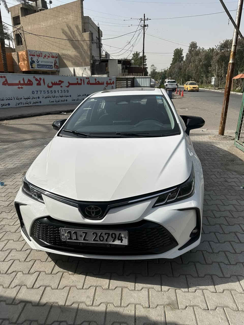 كورلا هايبرد 2024
المواصفات المعروفه 
ماشيه 38
السياره خير من الله 
مكفول من البارد والصبغ 
بيه تكحيلات بسيطه بل دعاميه 
السياره ب145 وبيه مجال بسيط 
***********
