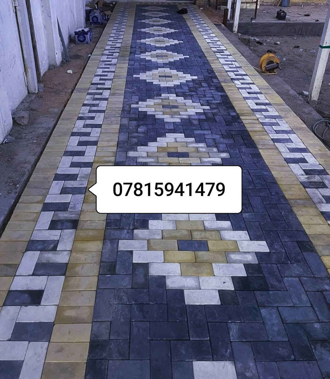 السلام عليكم. كربلاء فقط 🤚🔲جميع انوع المقرنص 🔨⚫
خلفات مقرنص🛠️🔵🔴
عمل ساقيه+عمل رصيف +عمل +بورسلين+عمل 
كرانيت+عمل كربستون+عمل كاشي + عمل بناء⚒️🛠️🛠️⚒️⚔️نشتغل  ⬛
عمل درجه واله ↙️↘️⛏️🔨⚒️الثقه في عملنه 🙂
الرقم     
***********
