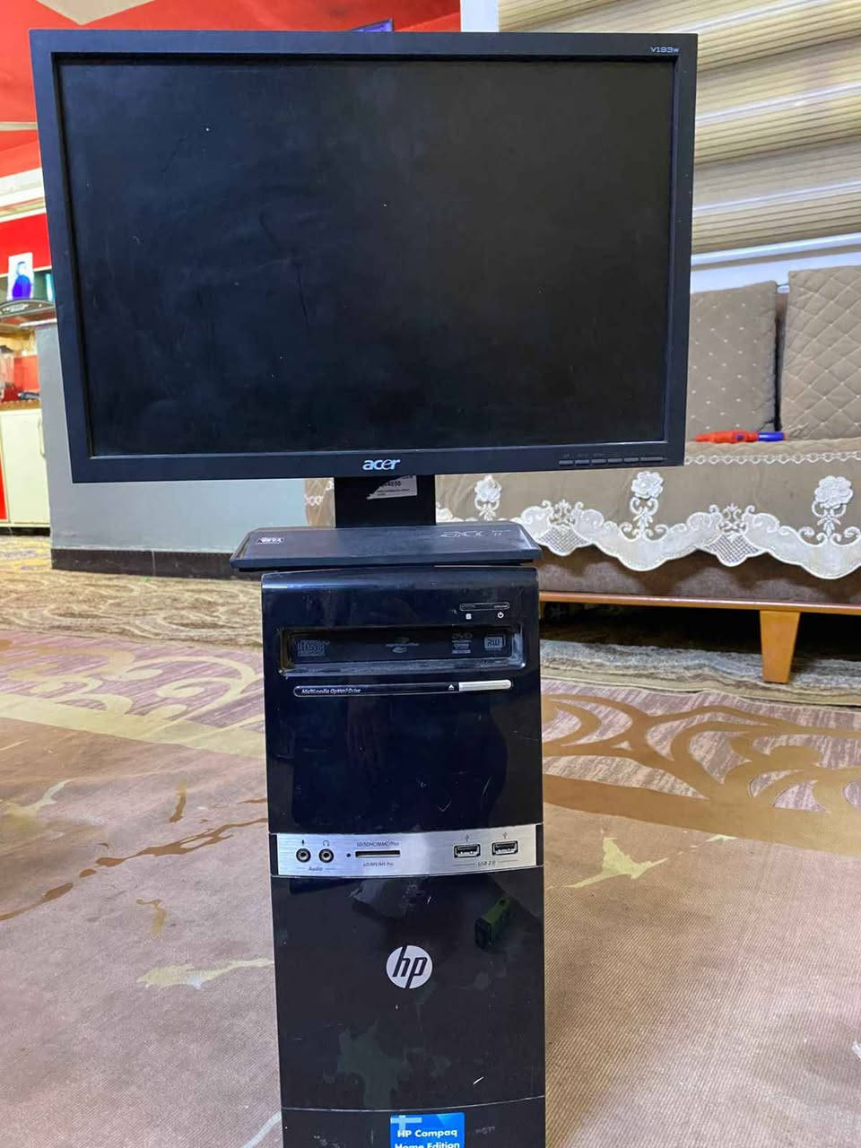 حاسبة مكتبية hp بدون هارد فقط هارد واحد معها وشاشة ايسر شغالات عالفحص بسعر 60 الف مكاني الدورة حي الصحة *********** بغداد, العراق
