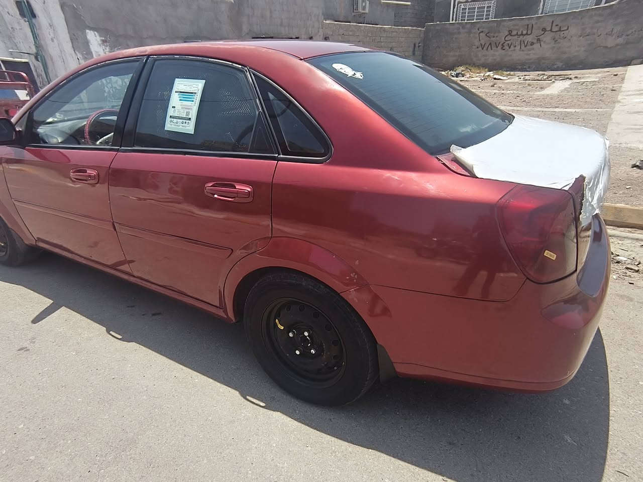 سلام عليكم فورنزا 2006للبيع او مراوس سنويه 30 سياره جاهزة كير مكينه مكفولات مكينه 2000 تبريد ثلج تدفئه شغاله حداديه تخم تاير قبل سبوع مسوين كهربائيات كله شغاله سياره جاهزه السعر48 وبيه مجال  المكان واسط قضاء الحي ***********
