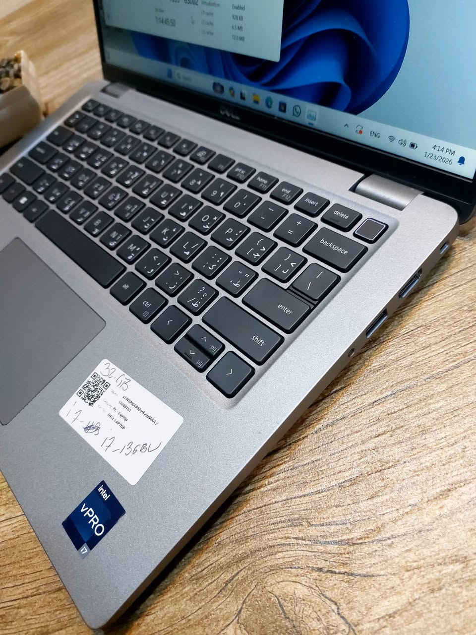 موديل مميز جدا DELL 5440 Ci7 جيل13 عشر نظافة عاليه جدا 
 السعر (650 الف_عراقي)  للتواصل ***********
……………………
✓ المعالج Core i7-13565U جيل13
✓ ذاكرة الوصول العشوائي (الرام) 8GB 
✓ التخزين( الهارد) SSD 512GB 
✓ مقاس شاشة 14 انج دقة عالية 
✓ منفذ HDMI & TYPE C 
✓شاحنة Type c 
✓ كيبورد  عربي انكليزي
…………………………………
