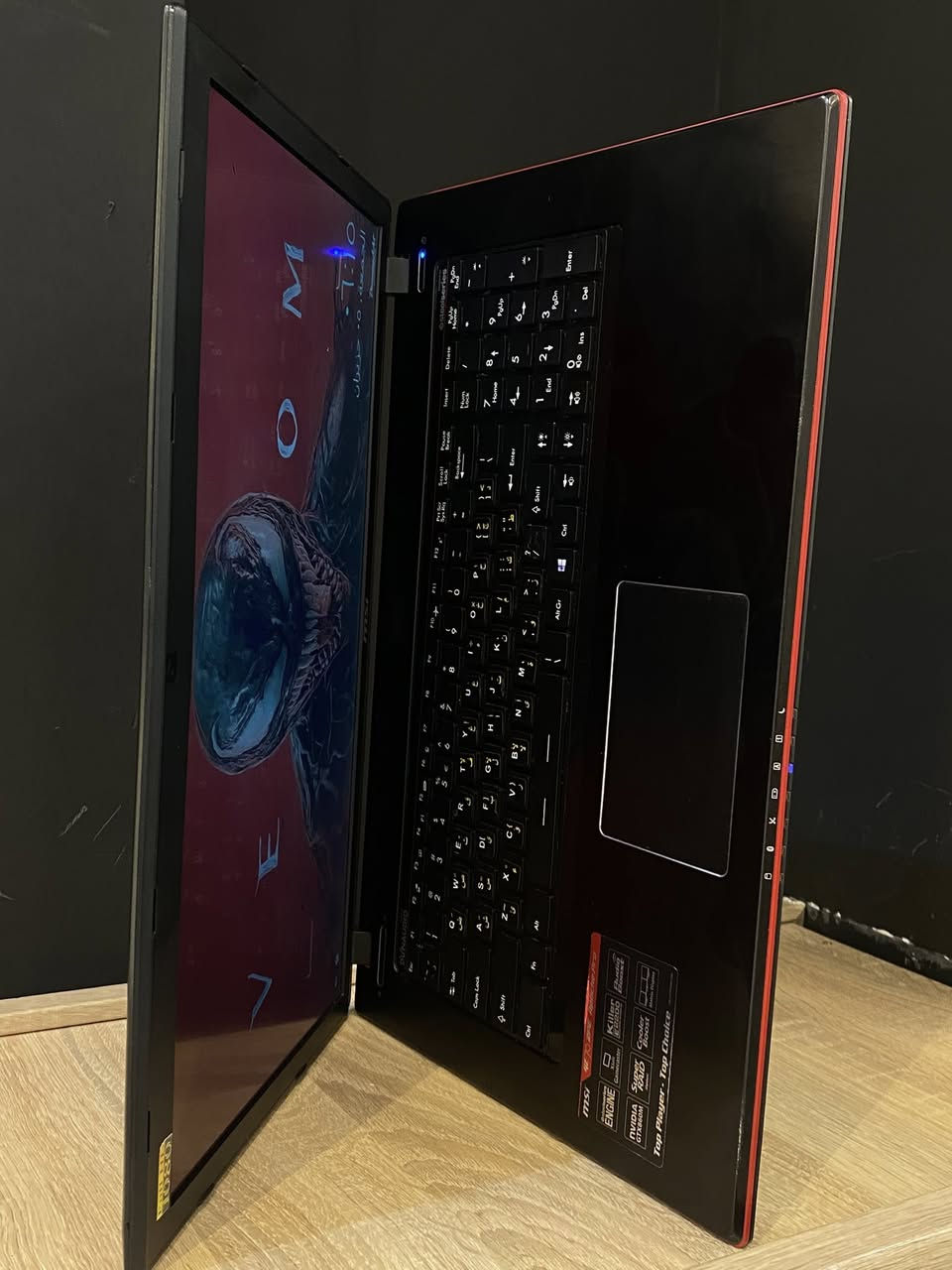 لابتوب msi 🔥⚡️كيمنگ للألعاب القويه ولبرامج المونتاج
رام 8 
كارت خارجي 2 كيكا 

Core i7 💪🏼
ذاكرة 256 ⚡️
ححجم 17 انج 
جيل رابع 
لابتوب نضافه موضحه بلصور ⚡️🔥
اضائه كيبورد 💡
مكاني موصل 
للاستفسار اكثر اتصل 
***********
