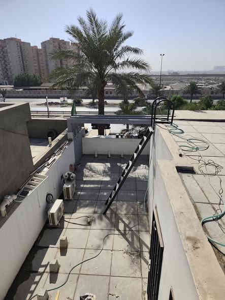 من اعمالي بخصوص مادة الروف كارد من جوتن تحمي اسطح منازل من دخول مياه إليه ورطوبه وتستخدم على الصب والشتايكر والكاشي وأرضية حمامات قبل التطبيك مكاني بغداد لاستفسار ***********  هذا سطح شتايكر اشتغلناه بوضع تيب جوين على حلول ماستك وبعده أساس ثنري وبعده طبقتين روف كارد من جوتن .
