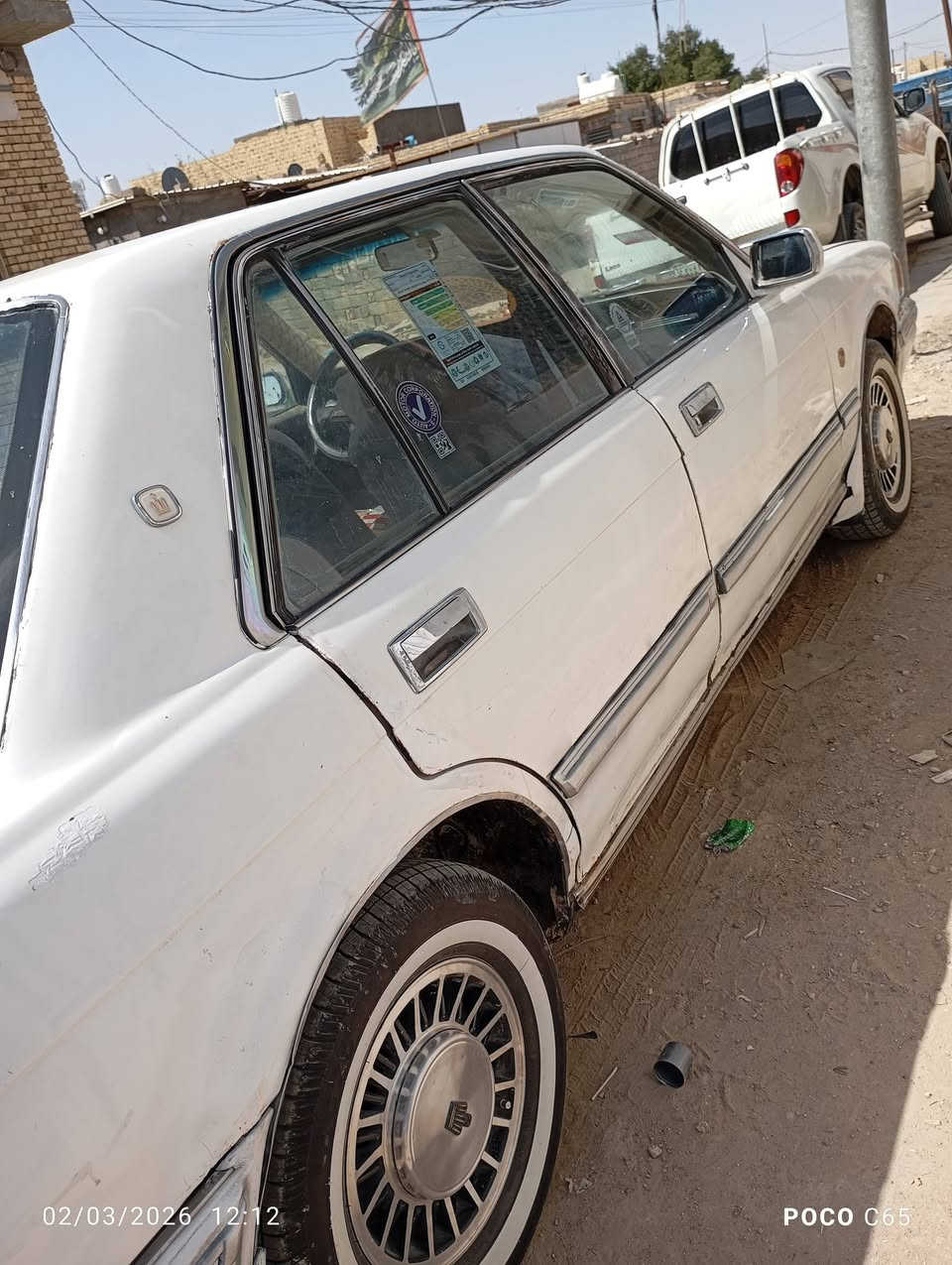 سلام عليكم سيدان موديل 89 مكينه فيفيتي وكير عادي تبريد ثلج كهربائيات كله شغاله حداديه تخم تاير سياره جاهزه رقم بغداد داخله هزه وفحص مكان سياره ناصرية مركز سعر 33 وبيه مجال لشراي *********** رقم الهاتف
