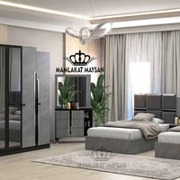 غرفة ساندي • سرير ١٨٠×٢٠٠ • ميز تواليت ٨٠سم