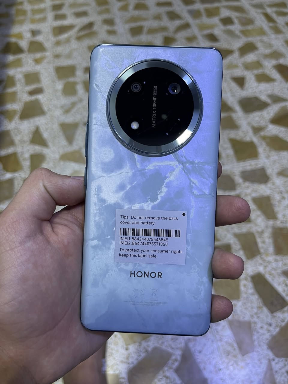 السلام عليكم متاح جهاز  HONOR X9c  5gشرط وضع شركه ابيع ذاكرة 256 رام 24 كاميرة 108 طبع معروف بالتصوير  بطارية 6600 ملي امبير  شاشه 120 هيرتز معالج فولل غراضو كامله شحنو حيل سريع شراي خابر وتدلل *********** مكاني موصل الايمن
