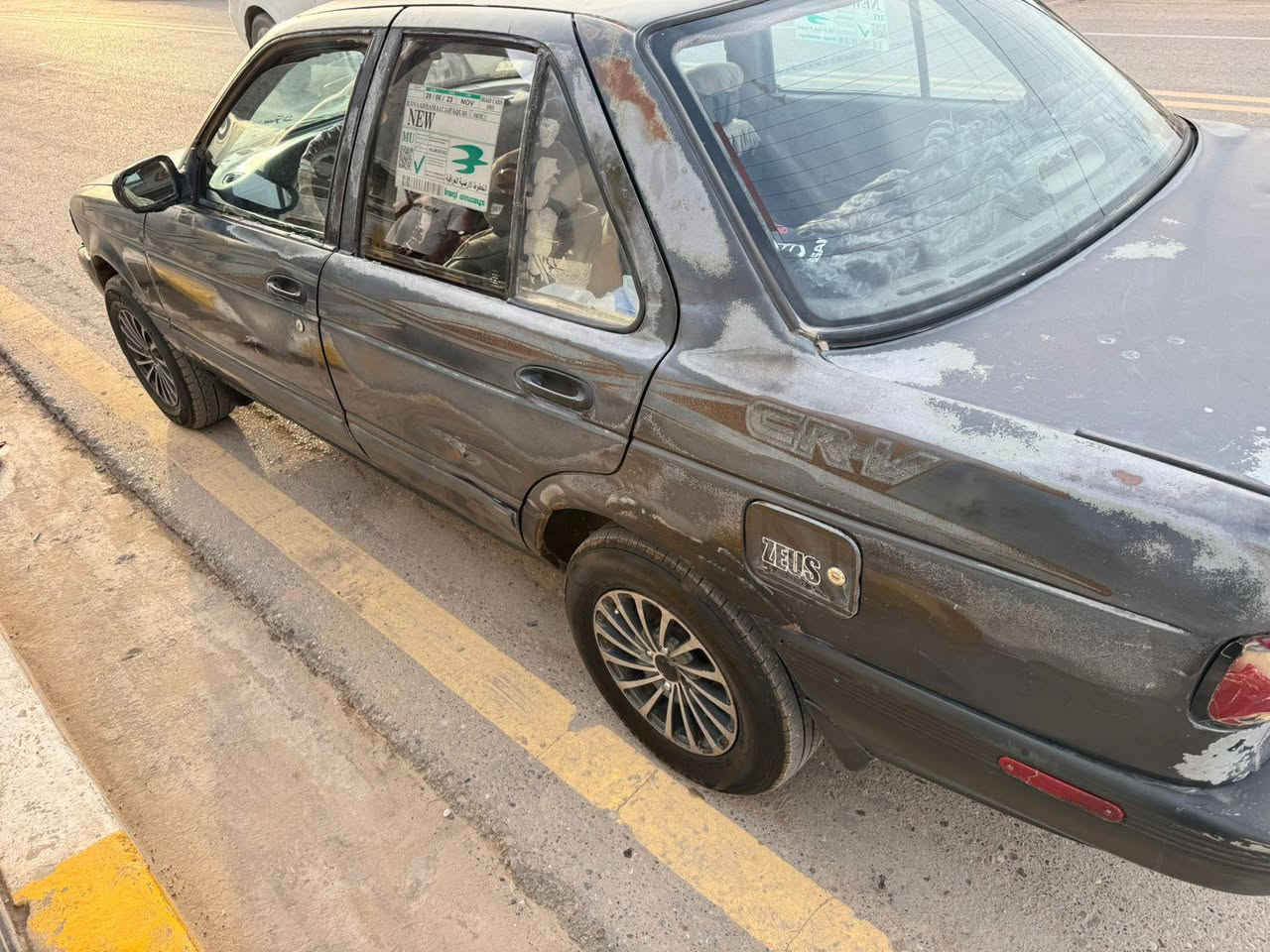 السلام عليكم
نيسان سنترا گير ومحرك نضاف محرك حجم 16نوزل صدر امامي بي تعب صدر خلفي جديد تواير جدد كهربائيات كلهه شغاله 
( گمرگ مدفوع عليهَ غرامات 500)
سياره قتصاديه بالبانزين مال بيت مال تكسي 
السعر 16قفل 
يرهم مراوس حسب القناعه 
مكاني صلاح الدين الشرقاط
***********
