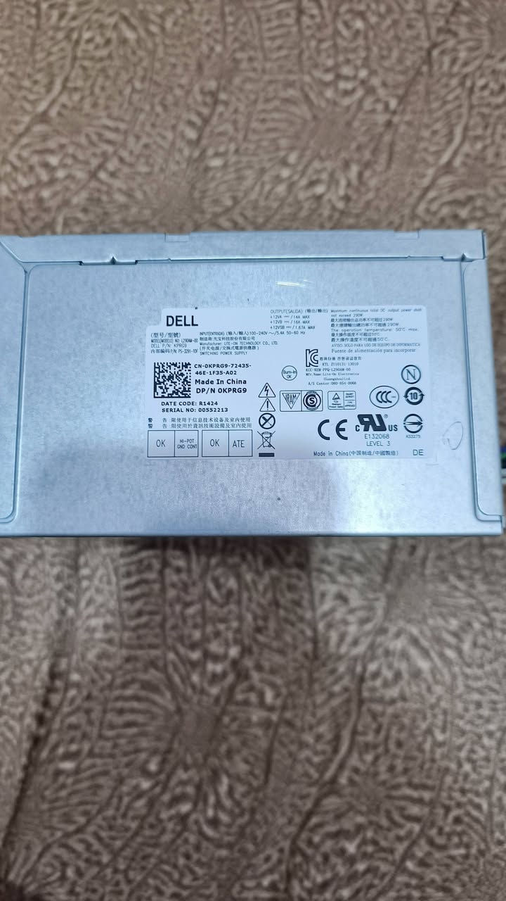 السلام عليكم ورحمة الله من رخصة الادمن المحترم
كرت شاشه NVIDIA GeForce Gv 1030 2G 
شغال ونضيف 100% اصلي المنفذ الصغير HDMI و المنفذ الكبير DVI-D Dual Link السعر 40 الف 
 
________________________
بورسبلاي من شركت ديل المرموقه 
المعلومات الأساسية
​الشركة المصنعة: Dell
​رقم الموديل (Model No): L290AM-00
​رقم القطعة (Dell P/N): KPRG9
​المواصفات التقنية
​الطاقة القصوى (Maximum Output): 290 واط.
​المدخلات (Input): يعمل على جهد كهربائي يتراوح بين 100-240 فولت (تيار متردد)، بتردد 50-60 هرتز، وبشدة تيار 5.4 أمبير.
​المخرجات (Output):
​خط +12VA: بقوة 14 أمبير كحد أقصى.
​خط +12VB: بقوة 16 أمبير كحد أقصى.
​خط +12VSB: بقوة 1.67 أمبير كحد أقصى
البور شغال 100% بدلت غراض للحاسبة مالتي و اريد ابيع ذني 

السعر 40 الف 

سعر الجهازين 80 الف وبي مجال بسيط للطيبين 
مكاني الانبار القائم ابيع شلعه وحده سوه توصيل ما عندي


**إذا كنت صاحب هذا الإعلان وتريد حذفه لأي سبب، رجاءا أرسل رسالة إلى الدعم الفني**